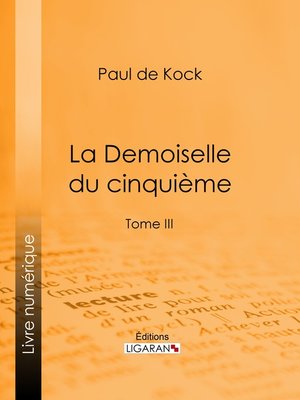 cover image of La Demoiselle du cinquième